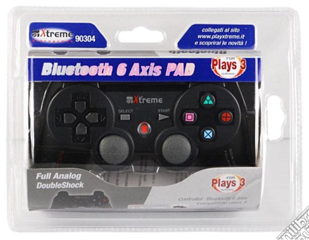 PS3 Pad SixAxis Dual Shock Bluethoot -XT videogame di PS3