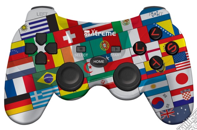 Controller USB Mondial Flags PS3 videogame di PS3