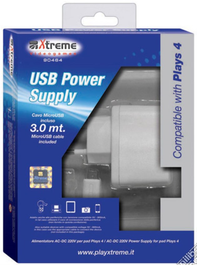 Alimentatore USB AC-DC 220V PS4 videogame di ACC