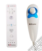 Telecomando Wii Fun Mote+Fun Chuck game acc