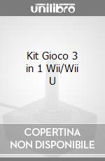 Kit Gioco 3 in 1 Wii/Wii U videogame di WII