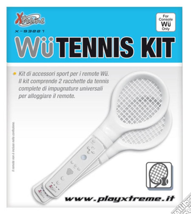 WII Tennis Kit 2 In 1 - XT videogame di WII