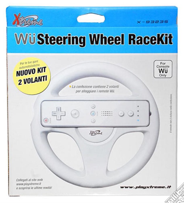 WII Sterring Whell Race Kit - XT videogame di WII