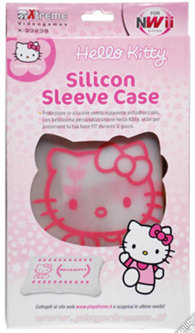 WII Hello Kitty Silicon Sleeve Case videogame di WII