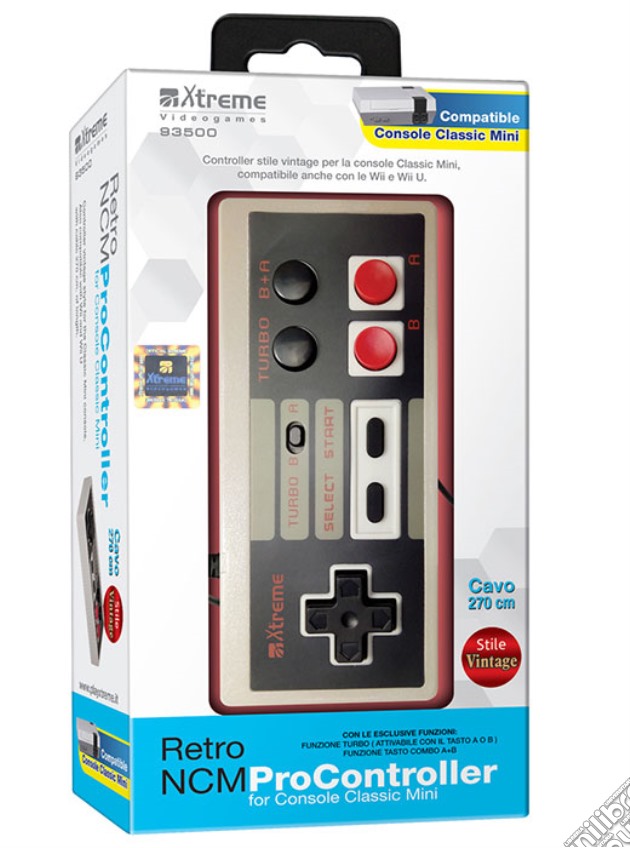 Controller Retro Pro Nintendo NES videogame di ACC