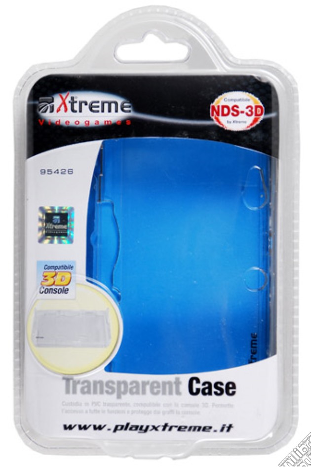 3DS Trasparent Case videogame di 3DS