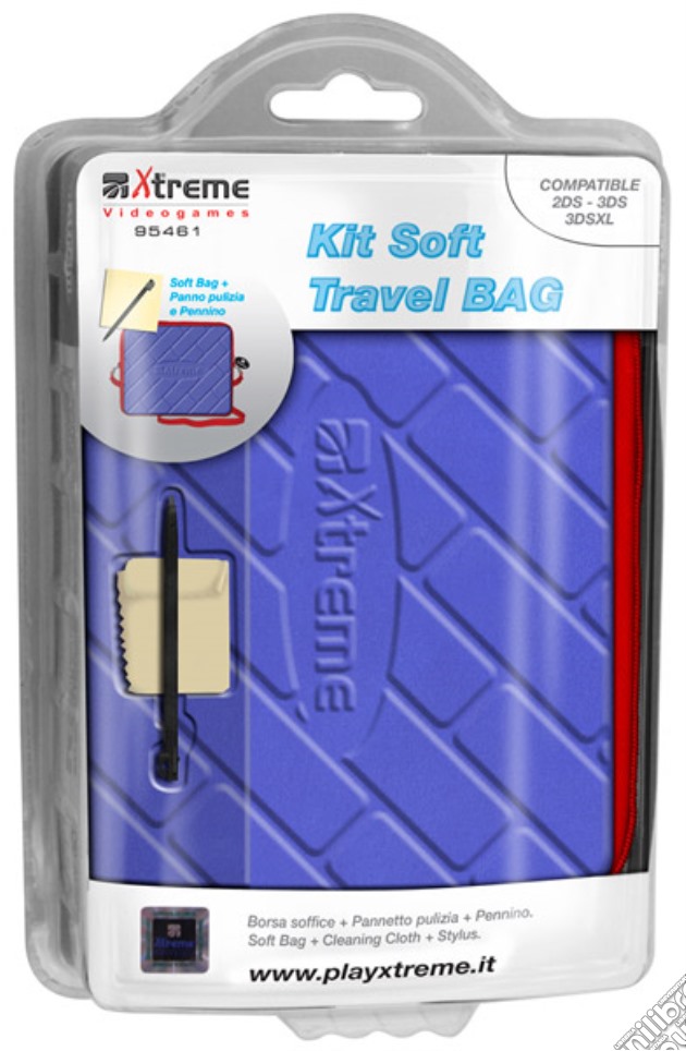 Kit Soft Travel Bag All DS videogame di 3DS