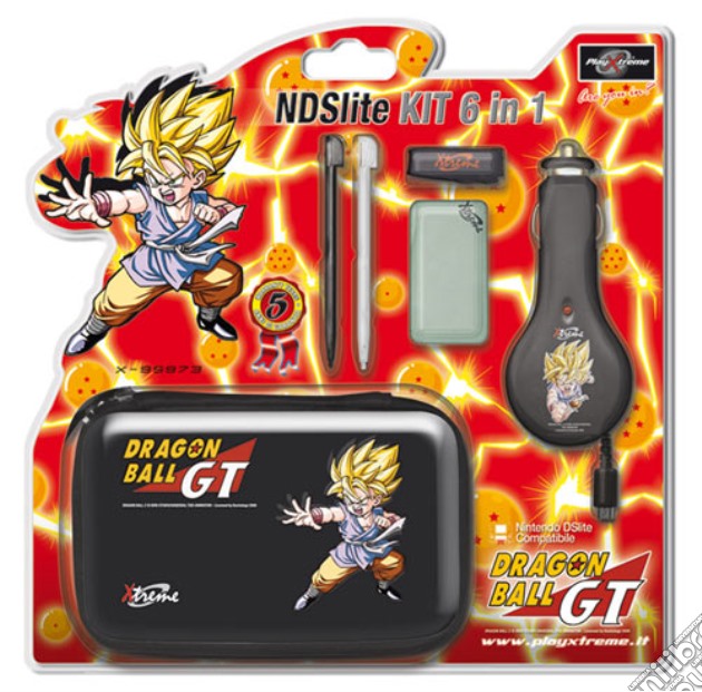 NDSLite DragonBall GT Kit 6 in 1 - XT videogame di NDS