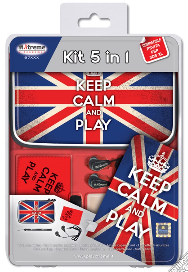 Kit 5 in 1 Keep Calm videogame di ACC