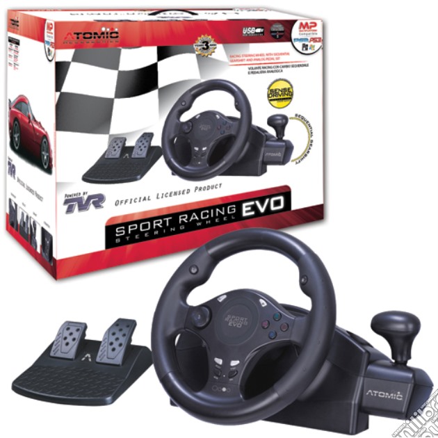 Volante TVR Sport Racing Steering videogame di PC