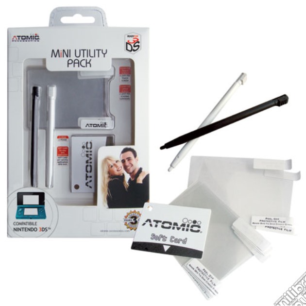 Kit mini utility pack 3DS Atomic videogame di 3DS