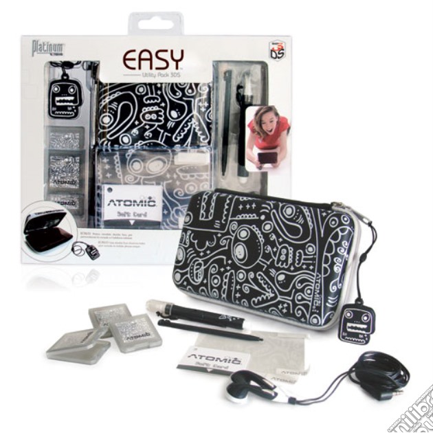 Kit Easy Utility Platinum Atomic 3DS videogame di 3DS