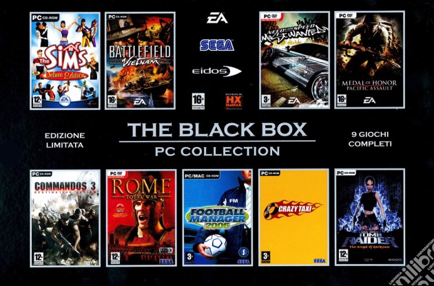 Black Box - Cofanetto 9 Giochi videogame di PC