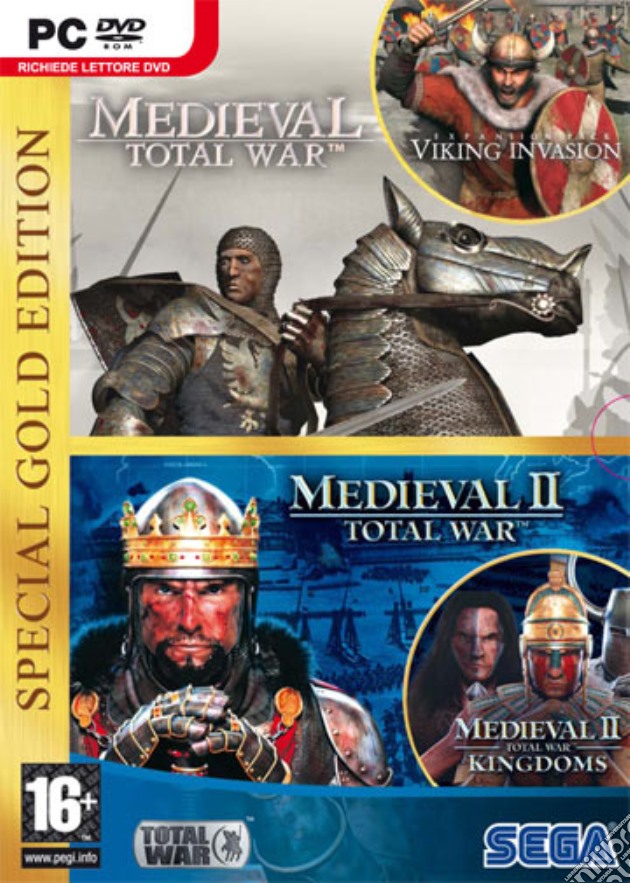 Medieval Total War + Medieval Total W. 2 videogame di PC
