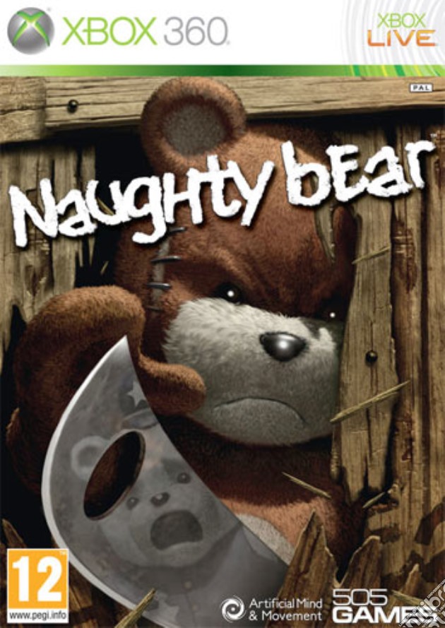 Naughty Bear videogame di X360