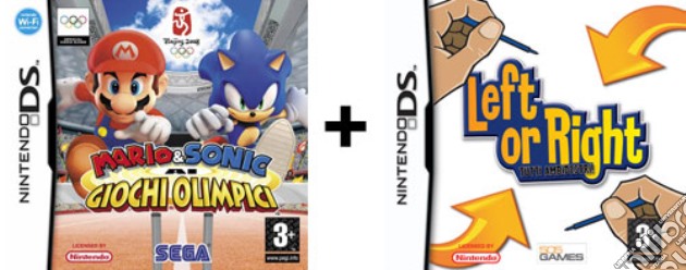 Mario & Sonic Alle Olimpiadi +Left Right videogame di NDS