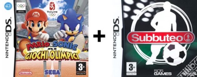 Mario & Sonic Alle Olimpiadi + Subbuteo videogame di NDS