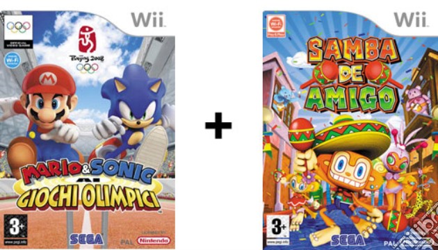 Mario & Sonic Alle Olimpiadi + Samba A. videogame di WII