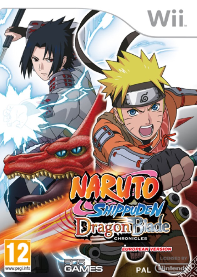 Naruto Shippuden Dragon Blade videogame di WII