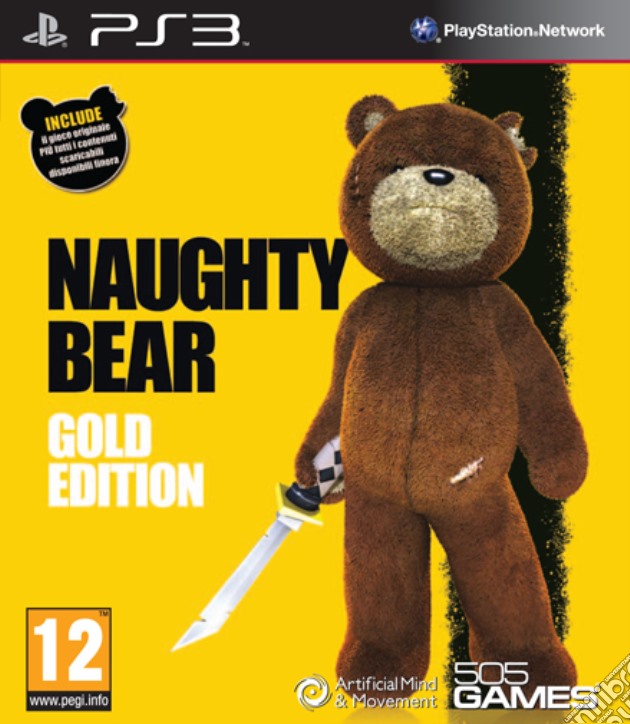 Naughty Bear Gold Edition videogame di PS3