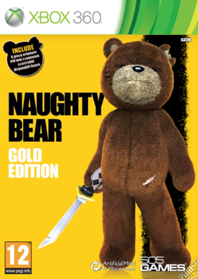 Naughty Bear Gold Edition videogame di X360