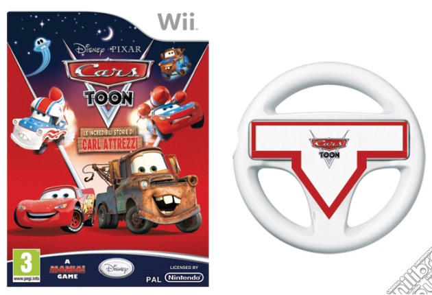 Cars Toon Mania + Volante videogame di WII