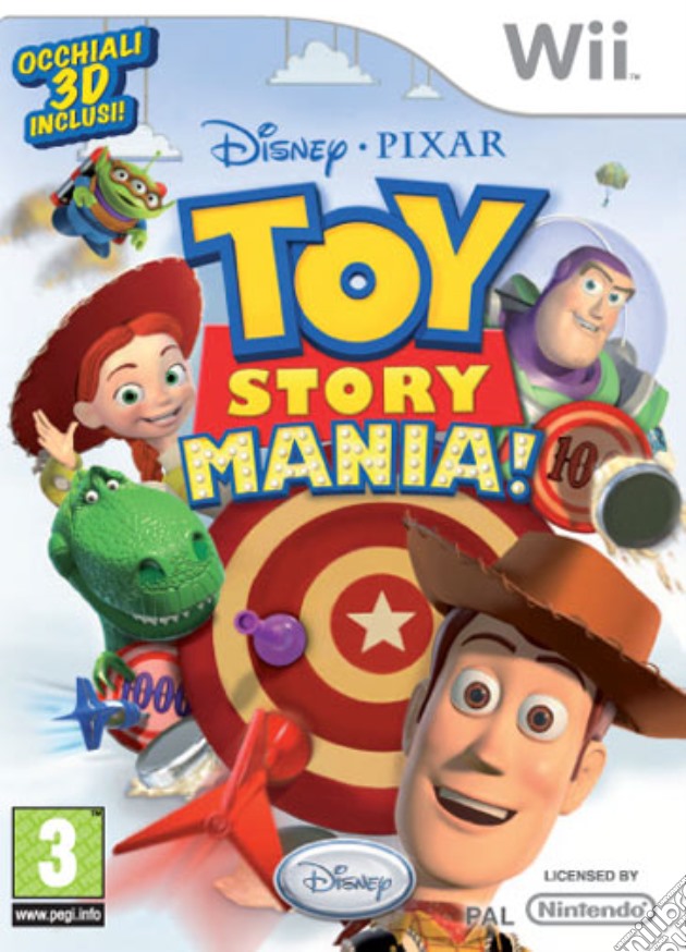 Toy story mania + gun videogame di WII