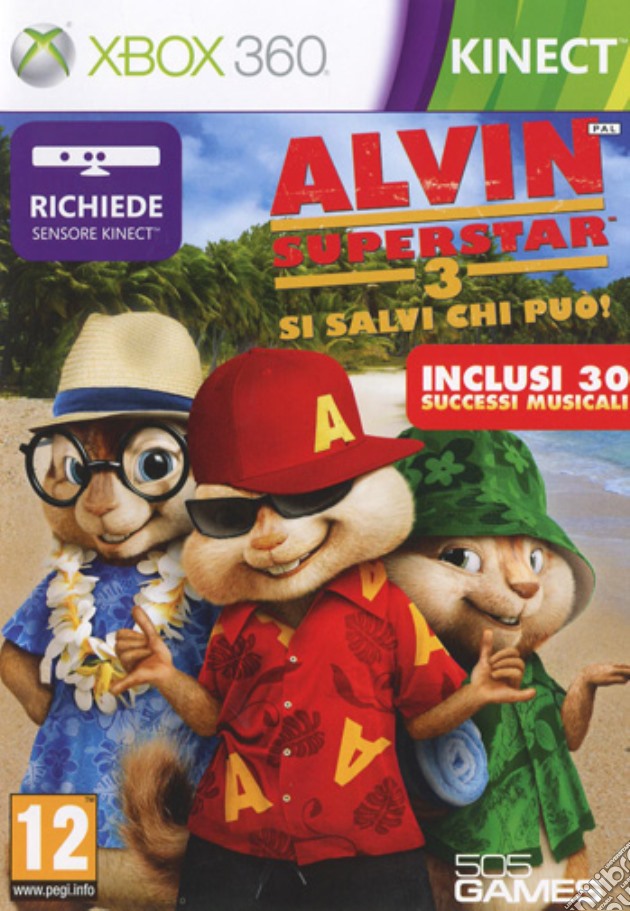 Alvin Superstar 3 videogame di X360