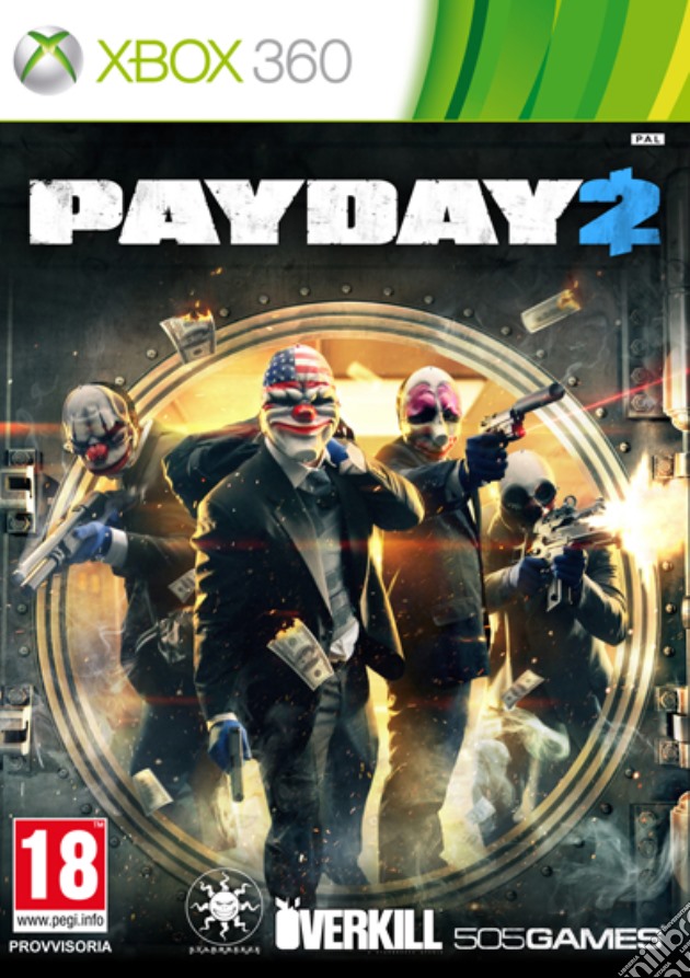 Payday 2 videogame di X360