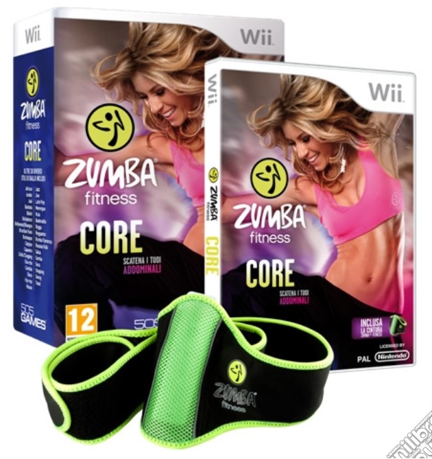 Zumba Fitness Core + Cintura videogame di WII