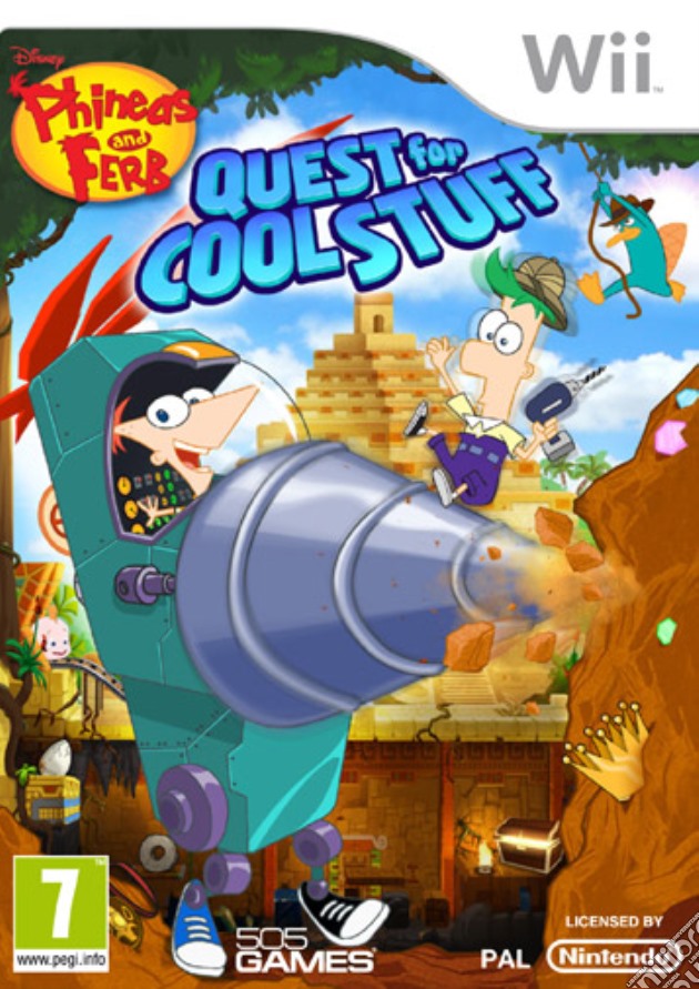 Phineas & Ferb: Quest for Cool Stuff videogame di WII