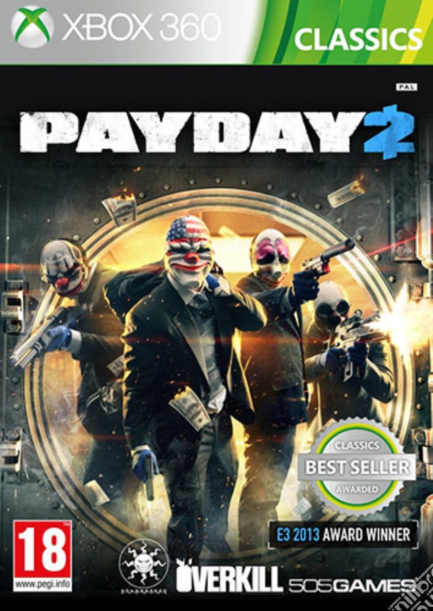 Pay Day 2 Best Seller Classics (UK) videogame di X360