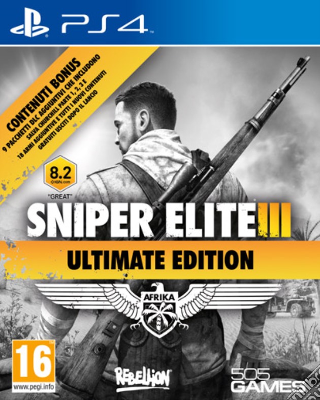 Sniper Elite 3 Ultimate Edition videogame di PS4