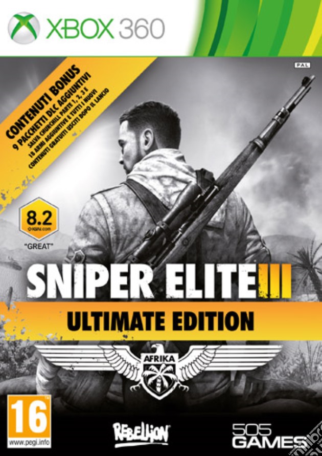 Sniper Elite 3 Ultimate Edition videogame di X360