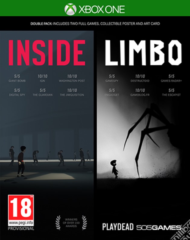 Inside + Limbo Double Pack videogame di XONE