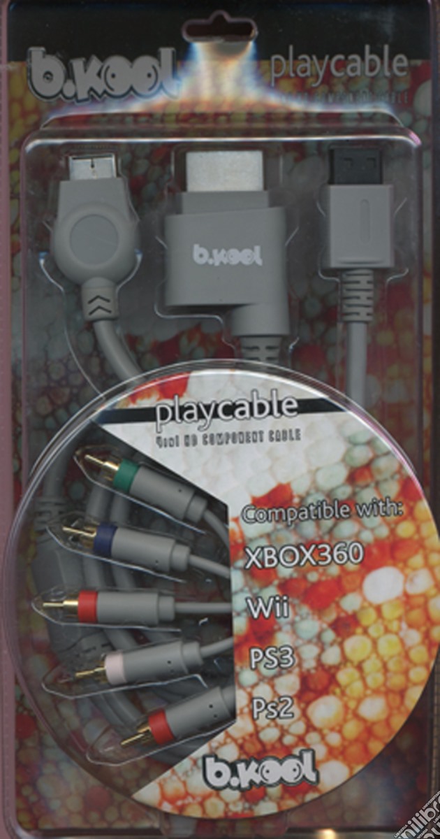 X360 WII PS3 PS2 PLAYCABLE 4IN1 BKOOL videogame di ACOG