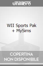 WII Sports Pak + MySims videogame di WII