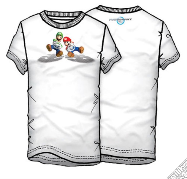 T-Shirt Mariokart WII S videogame di TSH