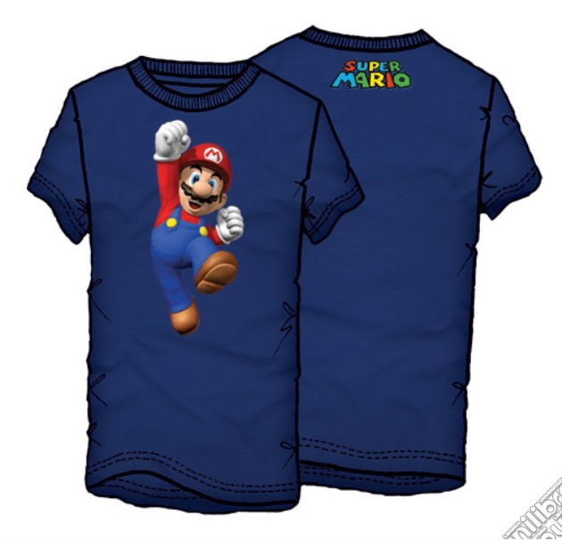 T-Shirt Super Mario Jumping S videogame di TSH