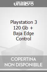 Playstation 3 120 Gb + Baja Edge Control videogame di PS3