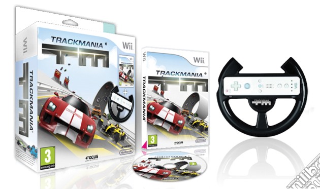 Trackmania + Volante HX videogame di WII