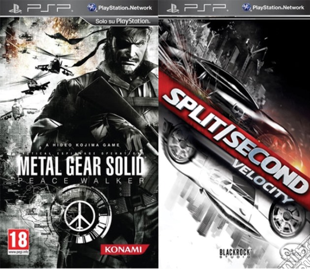 Metal Gear Solid Peace Walker+Split Sec videogame di PSP