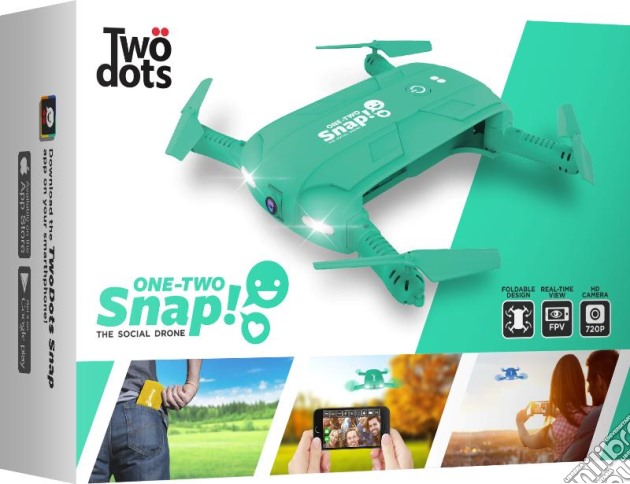 TWO DOTS Snap The Social Drone Verde videogame di RAD