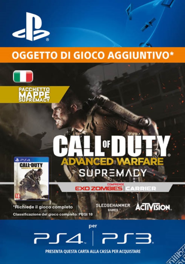 COD: Advanced Warfare DLC Supremacy videogame di GOLE