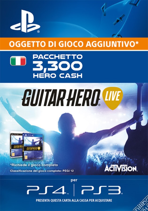 Guitar Hero TV Pack 3300 Hero Cash videogame di GOLE