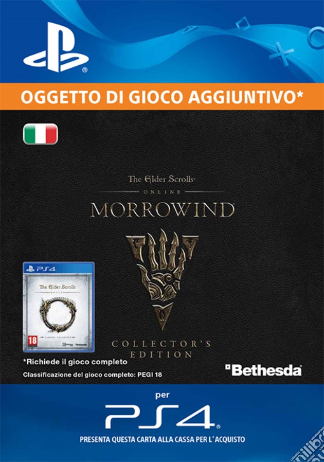 TES Online: Morrowind Collectors Ed. Up. videogame di GOLE