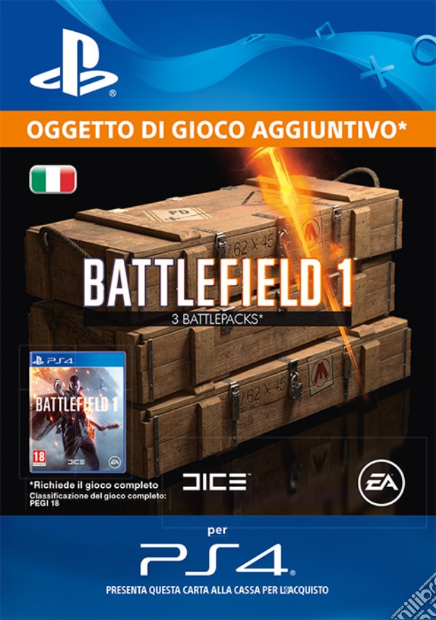 Battlefield 1 Battlepacks x 3 videogame di GOLE