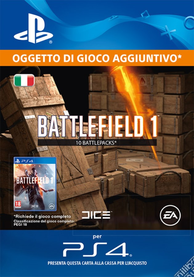 Battlefield 1 Battlepacks x 10 videogame di GOLE