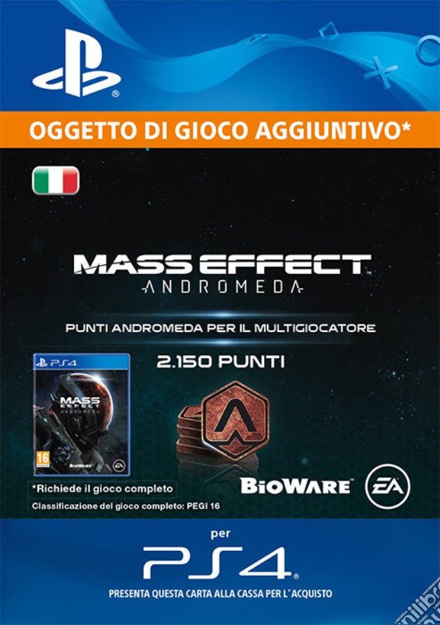 2150 punti Mass Effect : Andromeda videogame di GOLE