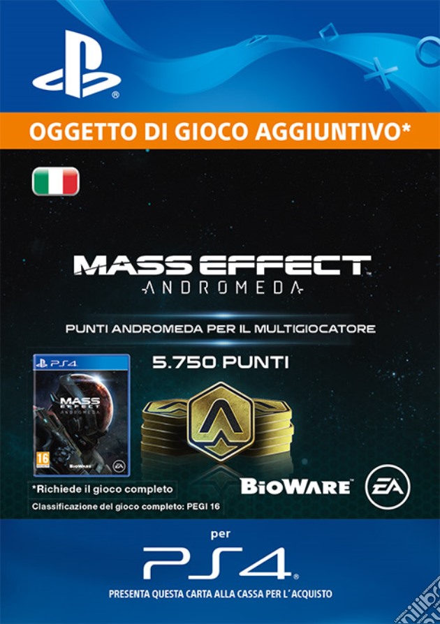 5750 punti Mass Effect : Andromeda videogame di GOLE